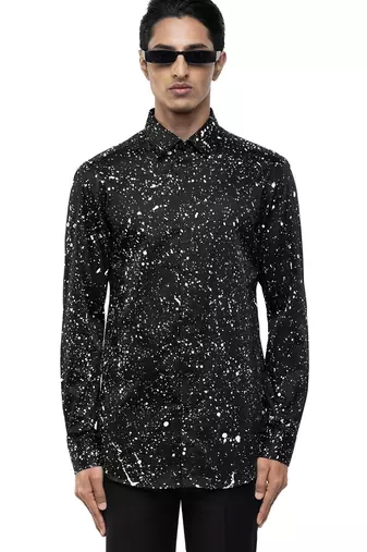 White plain cotton shirt