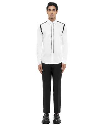 White plain cotton shirt 1