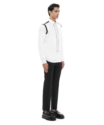 White plain cotton shirt 2
