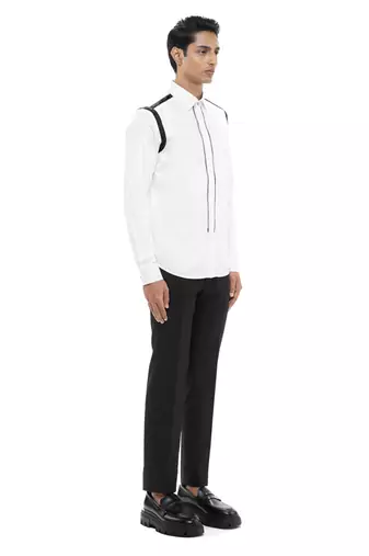 White plain cotton shirt
