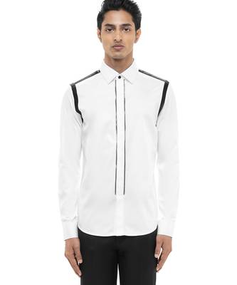 White plain cotton shirt 3