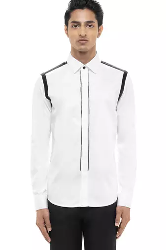 White plain cotton shirt