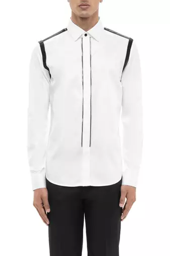 White plain cotton shirt