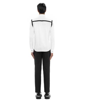 White plain cotton shirt 5