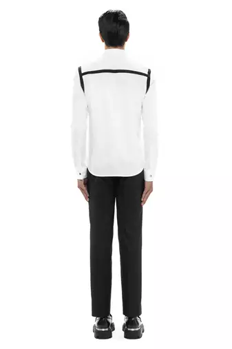White plain cotton shirt
