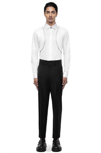 White plain cotton shirt