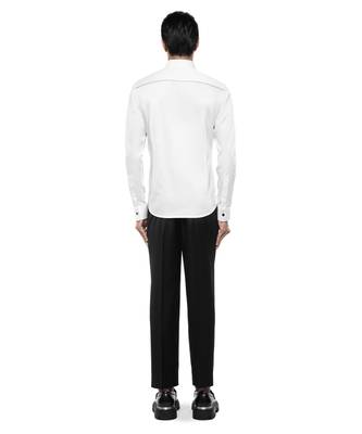 White plain cotton shirt 4