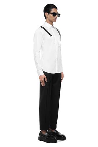 White plain cotton shirt