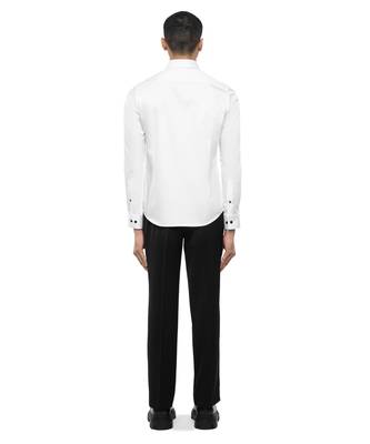 White plain cotton shirt 4