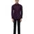 Purple plain cotton shirt