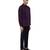 Purple plain cotton shirt