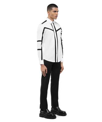 White plain cotton shirt 2
