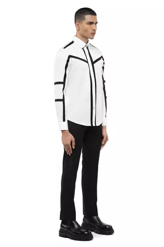 White plain cotton shirt