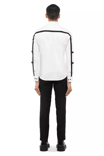 White plain cotton shirt