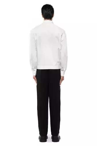 White plain cotton shirt