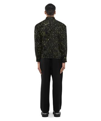 Black plain cotton shirt 4