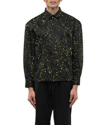 Black plain cotton shirt 5