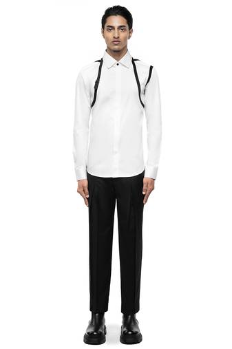 White plain cotton shirt