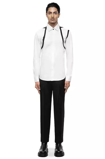 White plain cotton shirt