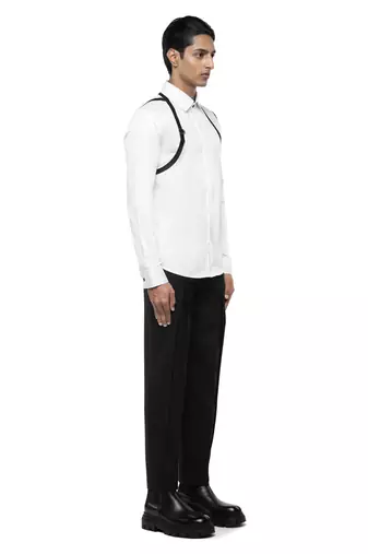 White plain cotton shirt