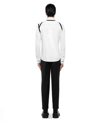 White plain cotton shirt 3