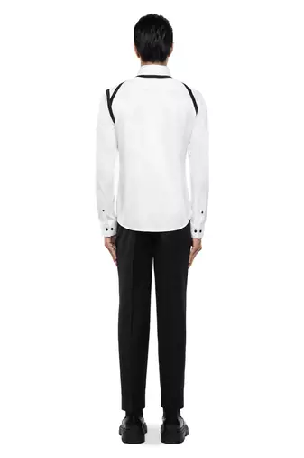 White plain cotton shirt