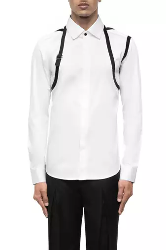 White plain cotton shirt