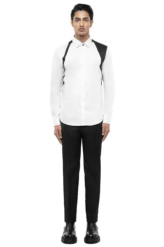 White plain cotton shirt