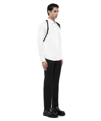 White plain cotton shirt 3