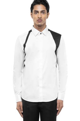 White plain cotton shirt