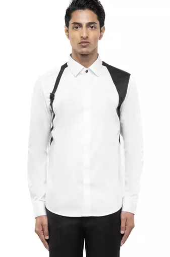 White plain cotton shirt