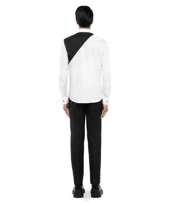 White plain cotton shirt 4