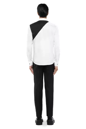 White plain cotton shirt