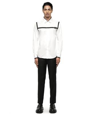 White plain cotton shirt 2