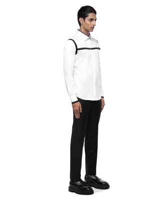 White plain cotton shirt 3