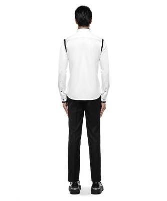 White plain cotton shirt 4