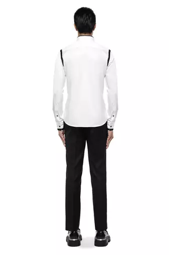 White plain cotton shirt