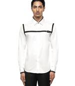 White plain cotton shirt