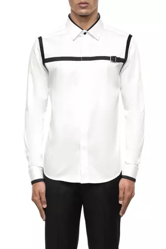 White plain cotton shirt