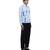 Blue plain cotton shirt