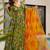 Mahendi  heavy digital printed silk gown style