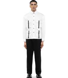 White plain cotton shirt