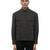 Grey plain cotton stretch shirt
