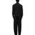 Black plain cotton stretch shirt