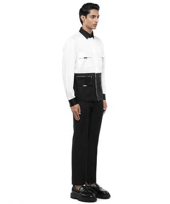 White plain cotton shirt 2