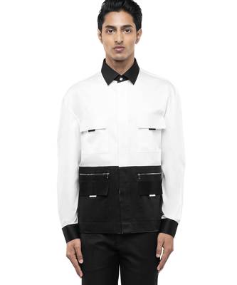 White plain cotton shirt 3