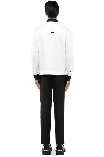 White plain cotton shirt