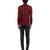 Maroon plain cotton shirt