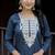 Elegant Petrol Blue Kurta Set with Printed Dupatta     Festive & Ethnic Wear Collection