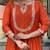 Women's Gorgeous Embroidery Work Chanderi Fabric Flared Kurta Pant and Dupatta Set